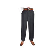 Mens Wool Cashmere Black Stripe Business Suit Giorgio Cosani Two Button 910 image 8