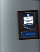 Texas Stadium Plaque Dallas Cowboys Football Nfl - £3.94 GBP