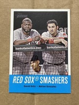 David Ortiz Adrian Gonzalez 2012 Topps Heritage #18 Red Sox Smashers - $2.49