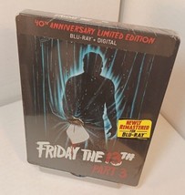 Friday The 13th Part 3 Steelbook (Blu-ray+Digital) NEW- Box Shipping w/Tracking - £24.59 GBP