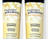 2 Pack John Frieda Brightening Shampoo Highlight Activating For Blondes ... - £24.35 GBP
