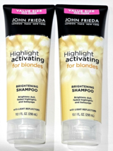 2 Pack John Frieda Brightening Shampoo Highlight Activating For Blondes ... - £23.97 GBP