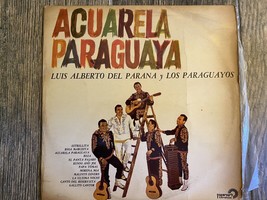 Acuarela Paraguaya disco de música LP - $5.04