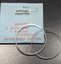 Genuine NEW Bulova Replacement Watch Crystal with Ring/Sleeve 7574-2M - £17.91 GBP