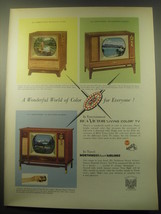 1959 RCA Victor Televisions Ad - A wonderful world of color for everyone - £12.08 GBP