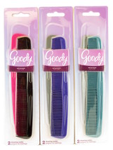 Goody 7&quot; Utility Hair Combs - 2 Pcs. (00621) - £6.48 GBP