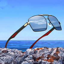 Aluminum Magnesium Men&#39;s Polarized Sunglasses Square Sunglasses - £11.98 GBP