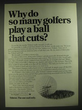 1974 Acushnet Titleist Golf Balls Ad - So many golfers play a ball that cuts - £14.46 GBP