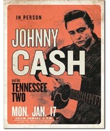 Johnny Cash His Tennessee Two Icon Legend Country Music Wall Decor Metal... - £7.83 GBP