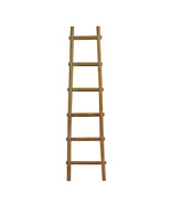 6 Step Brown Decorative Ladder Shelve - £207.96 GBP
