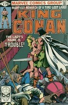 KING CONAN #6 - JUN 1981 MARVEL COMICS, NEWSSTAND VF 8.0 SHARP! - $4.95