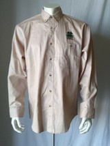 Chatham-Kent 4H Beige Cotton Long Sleeve Men's Large Button Down Shirt  - $16.82