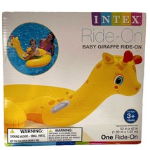 Ride on Swimming Pool Toy Intex Pool Beach Float Vinyl  Baby Giraffe NEW - £23.11 GBP