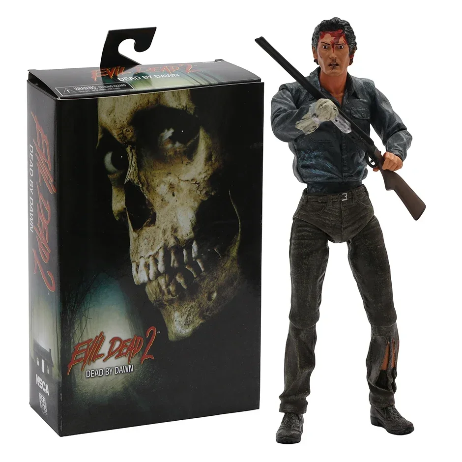 NECA Evil Dead 2 Dead By Dawn Ash 7 Inches Action Figure with Accessories Model - £29.53 GBP+