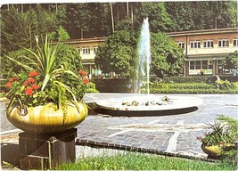 Luhacovice, The Brussels Fountain, vintage postcard - £8.94 GBP