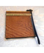 Vintage Kodak #4 R.O.C. guillotine paper cutter John Deere ruler at top - $54.69 CAD