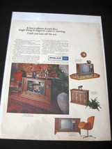 Vintage Philco Color Television Advertisement - Vintage Philco TV Color Ad  - $12.99