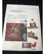 Vintage Philco Color Television Advertisement - Vintage Philco TV Color Ad  - $12.99