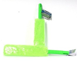 2 Count Simoniz Sure Shine Clean Microfiber 3&quot;X16&quot; Flexible Duster Bright Green - £15.72 GBP