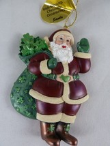 Danbury Mint Irish Blessing Christmas Ornament Santa Claus 3" - $12.86
