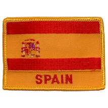 Spain Flag Patch 2 1/2&quot; x 3 1/2&quot; - £7.03 GBP