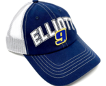 NASCAR 9 CHASE ELLIOTT NAVY BLUE WHITE CURVED BILL MESH TRUCKER SNAPBACK... - $21.80