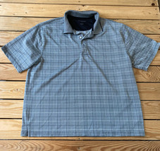 lyle &amp; scott men’s short sleeve polo shirt size L grey H2 - £10.44 GBP