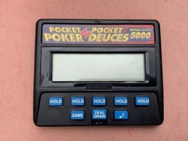 Radica Pocket Poker and Pocket Deuces Game Royal Flush 5000 Model 1314 - £7.78 GBP