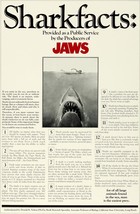 1975 Jaws Movie Poster 11X17 Martin Brody Quint Great White Shark Ocean  - £9.78 GBP