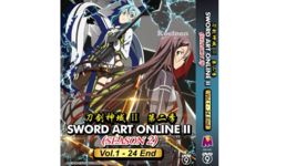 Dvd Anime Sword Art Online Season 2 Complete Series (1-24 End) English Subtitle - £28.91 GBP