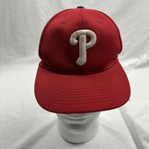 OC Sports Men Strapback Cap Red Embroidered Philadelphia Phillies One Size  - £9.38 GBP