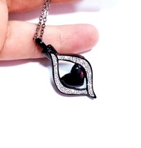 Forever In My Heart Urn, Cremation Necklace Pendant, Keepsake Jewelry Memorial,  - £34.50 GBP