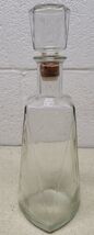 Vintage Whiskey Decanter, Square top and Bottom with Stopper - 11.5&quot; Tall - $458.21 MXN