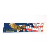 US NAVY BUMPER STICKER DECAL LOGO USN USS SEAL FLAG VETERAN 1-800-USA-NA... - $12.88 CAD