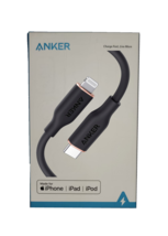 Anker - PowerLine III Flow USB-C to Lightning Cable 6-ft - Black #3011 - £17.57 GBP