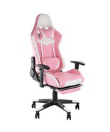 GameFitz Gaming Chair in Pink and White - £210.04 GBP