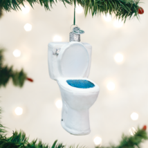 Old World Christmas The Throne Toilet John Glass Christmas Ornament 32281 - £13.24 GBP