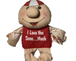 Russ Wilbur and Friends I Love You Sooo Much Plush bean bag doll vtg - $15.51