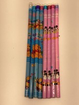 Disney Winnie The Pooh And Mickey Mouse Pencils 8 Count New - $4.90
