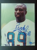 Signed by RANDAL HILL  Miami Phoenix  NFL  8 x 10  Photo w/COA - $19.75