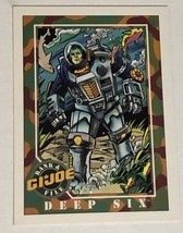 GI Joe 1991 Vintage Trading Card #27 Deep Six - $1.97