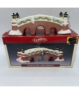 Lemax Dickensvale Collectibles Christmas Porcelain Lamp Bridge 1991 W/ Box - $12.38