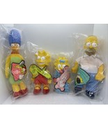 Vintage 1990s Burger King The Simpsons Doll Set Of 4 In Bags No BART *Read* - £29.55 GBP