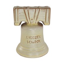Frankoma Liberty School 1986 Bell Shaped Pottery Promo - £22.01 GBP