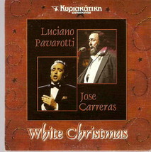 Luciano Pavarotti Jose Carreras White Christmas 20 Song Cd - £9.49 GBP