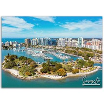 Sarasota Poster Florida Print Wall Art | Sarasota Home Decor Tropical Gift Hangi - £15.87 GBP