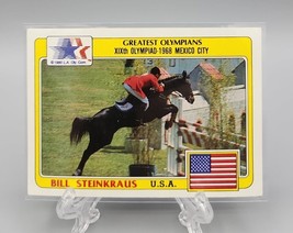 Bill Steinkraus Equestrian Olympic Gold Medalist 1983 Greatest Olympians - £2.18 GBP
