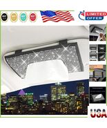 Stylish Rhinestone Car Visor Tissue Holder &amp; Glitter Sunglasses Clip for... - $455.10 MXN