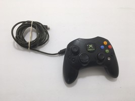 Black S Type Controller Microsoft Original Xbox Controller Plus 9 Ft. Cord - £14.41 GBP