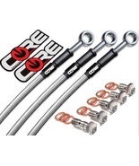 Suzuki GSXR 600 Brake Lines 2004 2005 Non-ABS Front Rear Braided GSXR600... - $3,505.28 MXN